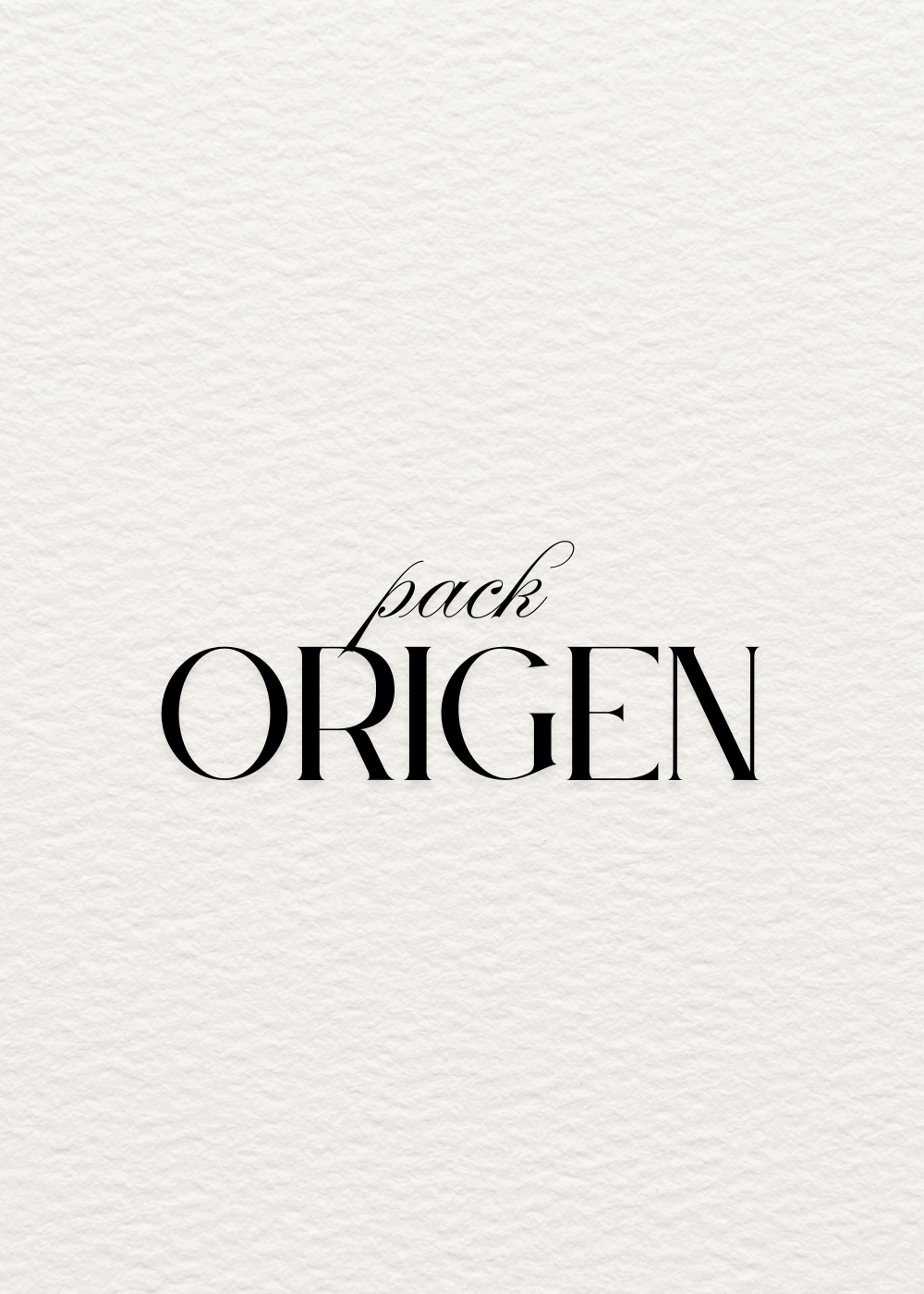 Pack Origen